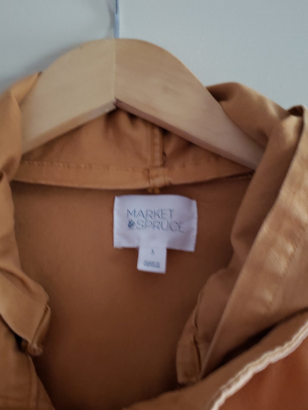 ๐๐ค๐ MARKET & SPRUCE MUSTARD YELLOW STITCH FIX CARGO JACKET DETACHABLE HOOD - Picture 2 of 12